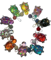 Turtle Shaker Keychain