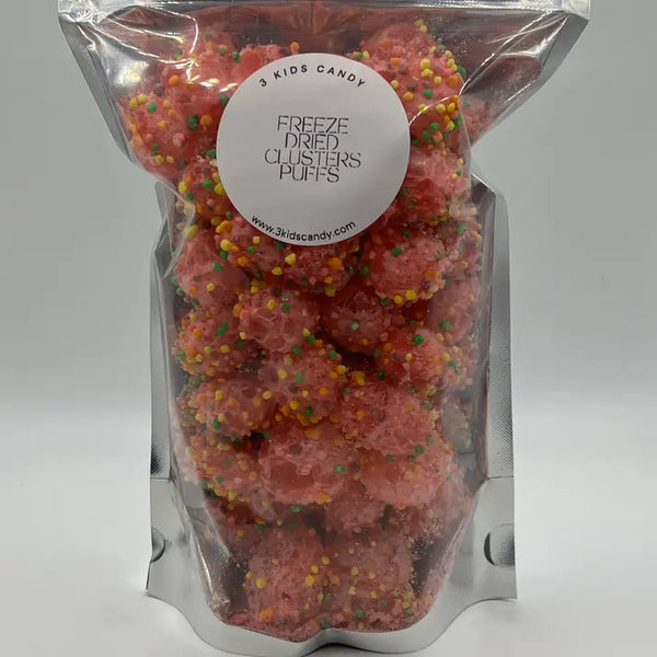 Freeze Dried Cluster Puffs (Made from Nerd Clusters)